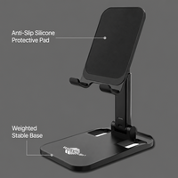 Support de téléphone portable pliable et télescopique, prix d'usine, support universel réglable pour téléphone intelligent, tablette, PC de bureau