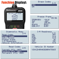 Lecteur de codes moteur OBD2 ANCEL AS100, outil de diagnostic pour véhicules 1996+ avec données en temps réel et fonctionnalité I/M Readiness
