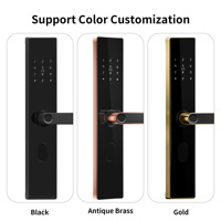 Serrure de porte intelligente biométrique universelle Bluelock avec application Tuya TTLock, serrures numériques WiFi pour portes en bois/acier/aluminium