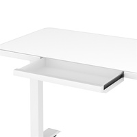 Avec tiroir caché enfants verrouillage chargement sans fil port USB table en verre bureau debout
