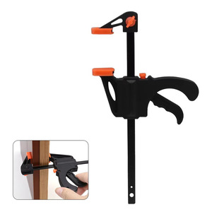 Kit de Abrazaderas de Madera Métricas de 4-24 Pulgadas, Abrazadera de Liberación Rápida con Trinquete, Herramienta de Soporte Inverso de Sujeción Rápida - Product Image 1