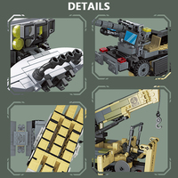 59059-59064 camion-citerne véhicules MOC bloc briques modèle enfants assemblage bloc de construction ensemble jouet cadeau Juguetes