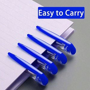 Stylo Gel Noir en Gros le Moins Cher, Fournitures Scolaires et de Bureau pour Étudiants avec Logo Personnalisé, Stylo Neutre en Plastique Bleu 0,5 mm 15 cm - Product Image 5
