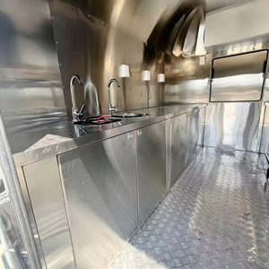 Camión de Comida Retro Auron de 4.8m con Carrocería de Aluminio, Eje Único, 2 Ruedas, Remolque de Cocina Móvil para Exteriores con Espacio de Preparación y Energía Integrada - Product Image 5