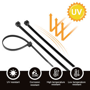 روابط كابلات بلاستيكية ذاتية القفل معتمدة من <span class=keywords><strong>UL</strong></span>، مصنوعة من النايلون 66 عالي الجودة 100٪، مثبتات كابلات بلاستيكية - Product Image 4