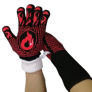 Guantes de Silicona para BBQ Swelder con Certificación CE, Logotipo Personalizado, para Horno y Parrilla, Resistentes al Calor Extremo de 932°F y 1472°F, para Chimenea - Product Image 2