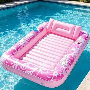 Flotador Inflable Profesional para Piscina con Costuras Reforzadas y Acolchado Confortable para Descansar Junto a la Piscina - Product Image 1