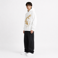 Sweat à capuche en coton lourd tricoté, brodé et imprimé pour homme, coupe ample et oversize, qualité supérieure, personnalisable, OEM ODM, collection automne