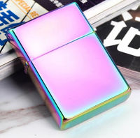 Briquet à kérosène vintage de luxe avec logo personnalisé, briquet à huile en métal pour cigarettes, vente en gros, briquet fantaisie unique, élégant, coupe-vent