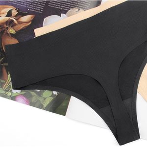 Lot de 5 strings sans couture pour femmes, taille haute, respirants et confortables, pour le sport - Product Image 5