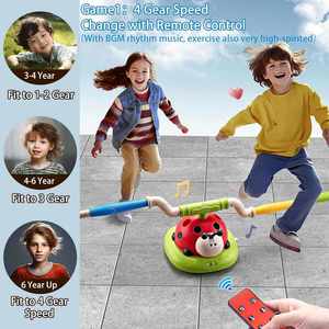 Ensemble de jeu interactif 3-en-1 pour le sport et le divertissement : Corde à sauter, Catapulte circulaire, Lanceur de fusées aériennes et Compétition de puzzles - Product Image 3