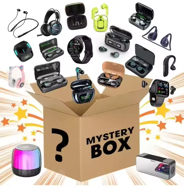 Surprise Lucky Box Game Controllers Electronics Random Mouse Pads Mysterious Reviews Christmas Gift Mystery Box Electronics