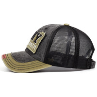 Nuevos clásicos Vintage Snapback sombreros verano ajustable red camionero sombrero hombres mujeres 5 paneles goma parche Logo malla gorra de béisbol