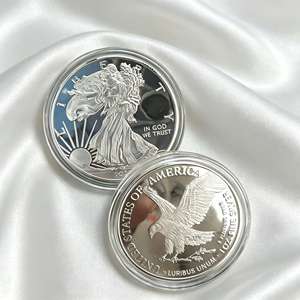 Moneta da Collezione 2026 Walking Liberty Eagle 1oz 999 Placcata in Titanio, Non Circolare, per Collezionismo e Hobby, Supporto per Incisione Personalizzata - Product Image 4