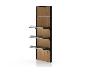 European Style <strong>Slim</strong> Gondola Supermarket <strong>Shelves</strong> Perforated Metal Shelving <strong>Unit</strong> for Euro Market Standards - Product Image 5