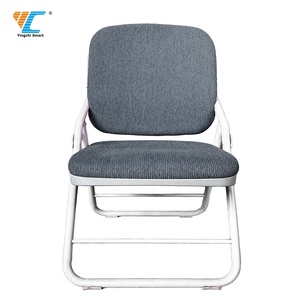 Vente en gros de nouveau siège de théâtre de haute qualité avec bloc-notes siège pliant en tissu chaise d'auditorium d'église - Product Image 3