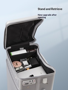 Valise rigide en néoprène unisexe 2025, nouvelle, 20 pouces, ouverture supérieure, grande capacité, poignée télescopique, roues pivotantes - Product Image 2