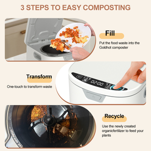 Composteur Électrique de Cuisine 4,2 L – Machine à Compost Simple et Écologique pour Déchets Alimentaires Grande Capacité - Product Image 4
