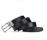 Ceinture en cuir de vachette tressé classique de haute qualité pour homme, personnalisable, décontractée ou formelle, avec boucle ardillon en alliage, largeur 2-4 cm, impression par transfert thermique