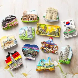 Ltaly Promotional Fridge Magnets China Custom Prague Thailand Germany Made Personalized World Tourist Souvenirs 3d Home Decor
