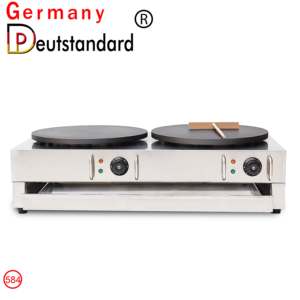 Crêpière électrique crêpière commerciale faisant la <span class=keywords><strong>machine</strong></span> crêpière à double tête avec CE - Product Image 3