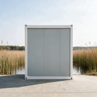 Maison conteneur pliable démontable pour un relocalisation et une réutilisation faciles lors de projets d'ingénierie mobiles et de camps de chantier