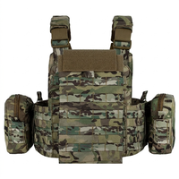 Pochette d'accessoires à dégagement rapide pour gilet tactique, porte-plaques détachable en nylon multicolore, équipement extérieur pour hommes toutes saisons