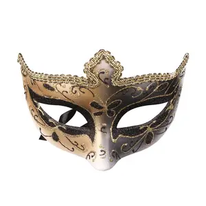 Nouveau masque de dentelle créative Costume de balle demi-visage pour dames Fournitures de fête de beauté en gros
