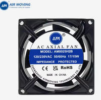 Ventilateurs axiaux AM8025H2B, ventilateur de refroidissement axial sans balais 8025, 8 cm, 80x80x25 mm, ventilateur de refroidissement industriel pour onduleur