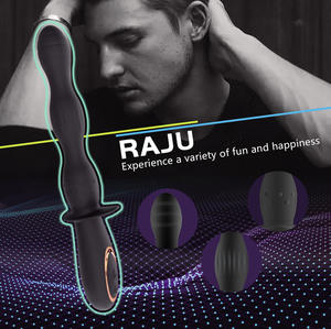 Anale plug automatische vibrator volwassenen telescopische massager seksspeeltjes groothandel - Product Image 2