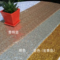 Chemin de table de luxe en sequins dorés, décorations de centre de table pour mariages, événements, fêtes, Noël, anniversaires, 30*275cm, livraison rapide