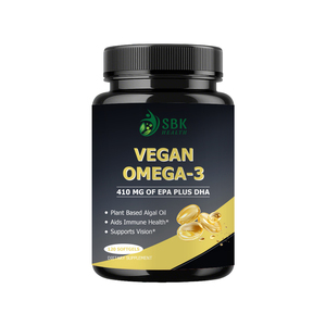Gélules d'Oméga 3 végétaliennes OEM ODM, faibles en calories et en matières grasses, pour la vision et le soutien des articulations, Gélules d'Oméga 3 complètes - Product Image 1