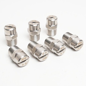 Высокое давление HVV 1/2 "1/4" 1/8 "плоский вентилятор Распылительная насадка плоская струйная насадка против засорения струйный плоский вентилятор насадка для систем распыления - Product Image 5