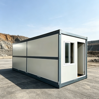 Maison Conteneur Pliable en Promotion – Installation Rapide, Modulaire, Préfabriquée pour Usage Extérieur, Bureau ou Entrepôt