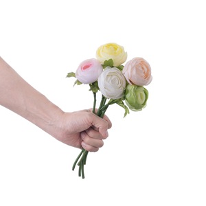 Bouquet de roses artificielles Xiyan Lulian Zhongzhi, branche unique, en tissu tressé, pour la Saint-Valentin, décoration d'intérieur - Product Image 5