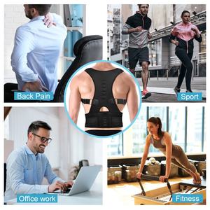 Ceinture de soutien dorsal réglable Douleur lombaire Correcteur de <span class=keywords><strong>posture</strong></span> de médecin réel Orthèse dorsale magnétique Correcteur dorsal <span class=keywords><strong>posture</strong></span> - Product Image 3