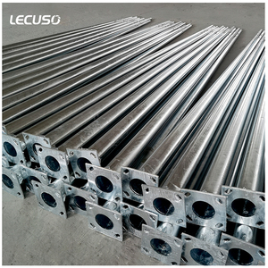 Economic Outdoor Cast Iron Galvanized <b>Lights</b> Lamp <b>Post</b> Parts 5m 7m 8m 9m Price <b>Solar</b> Street <b>Light</b> Pole Street <b>Light</b> Pole - Product Image 1