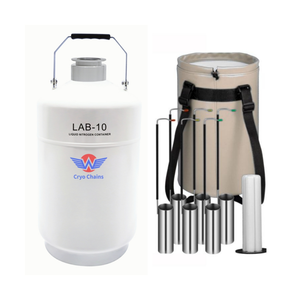 Tanque de almacenamiento LN2 resistente a impactos LAB-50 50L Tanque de nitrógeno líquido de laboratorio para semen animal - Product Image 6