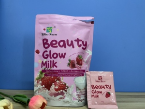 Mariene collageenpeptiden poeder supplement Winstown Beauty Glow Milk <span class=keywords><strong>Glutathione</strong></span> COQ10 Astaxanthine huidverlichtende Yong Brightening - Product Image 6