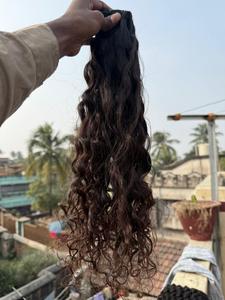 Paquete de Cabello Humano Rizado Natural, Cabello Virgen Sin Procesar, Extensiones de Cabello para Hacer Pelucas, Estilismo de Salón y Aplicaciones de Belleza - Product Image 1