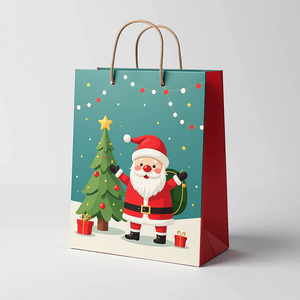Bolsa de Papel Kraft Ecológica con Logotipo Impreso Personalizado, Bolsa de Mano con Diseño Impreso para Regalos - Product Image 3