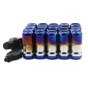 น็อตล้ออะลูมิเนียมอัลลอยด์ Auso-Racing ขนาด 12x1.5 มม. เคลือบสีน้ำเงิน สำหรับดัดแปลงรถยนต์ พร้อมชุดเครื่องมือ - Product Image 3
