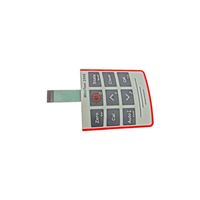 Teclado de Membrana FPC Táctil Flexible Personalizado, Teclado de Película con Color Pantone/RAL, Domo Metálico en Relieve, Adhesivo 3M