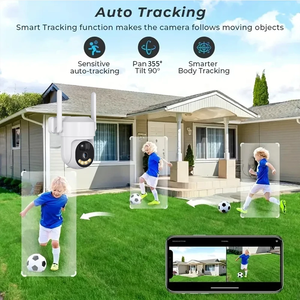 Caméra WiFi intelligente 6MP, 360° °   Suivi automatique PTZ, 3K HD, vision nocturne couleur, détection humaine pour la sécurité à domicile et en <span class=keywords><strong>entreprise</strong></span> - Product Image 4