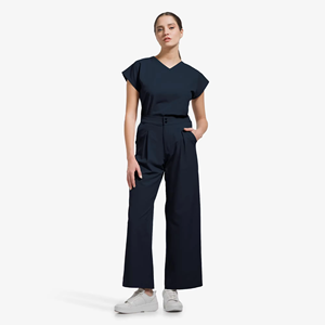 Conjunto de Uniforme Médico <span class=keywords><strong>para</strong></span> Enfermeras y Doctoras, Talla XL, con Logotipo Personalizado, Transpirable, de Spandex, Blusa de Jersey, Bata de Laboratorio, Uniformes de Hospital, Tallas Grandes, OEM - Product Image 3