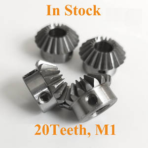 Standard Gleason 8mm Trou Laiton Petite Mitre Droite Engrenages Coniques avec 45 Degrés 1M 20 Dents - Product Image 6