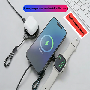 Nouveau chargeur sans fil magnétique rapide multifonctionnel pliable de 15 W, taille <span class=keywords><strong>mini</strong></span>, portable, type C, prend en <span class=keywords><strong>charge</strong></span> 3 appareils simultanément - Product Image 3