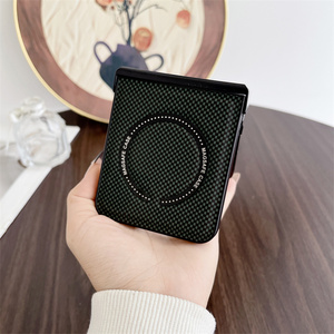 Funda de cuero magnética para teléfono móvil, funda trasera anticaída para Oppo <span class=keywords><strong>Find</strong></span> N3 <span class=keywords><strong>Flip</strong></span>/<span class=keywords><strong>N2</strong></span> <span class=keywords><strong>Flip</strong></span>, soporte de carga inalámbrica - Product Image 5