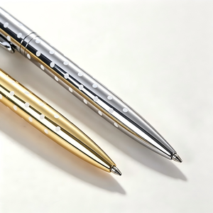 Bolígrafos Retráctiles Personalizados con Diseño de Puntos, Bolígrafos Metálicos Premium con Clip, Tinta <span class=keywords><strong>Azul</strong></span>/Negra de 1.0 mm para Escritura Diaria y Estudiantes - Product Image 4