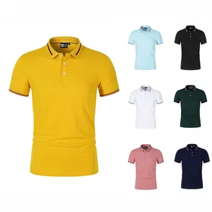 2022 Business men's Ice silk Polo shirt Summer casual men's shirt Polo Cool Breathable Antistatic UV resistant men's polo shirts